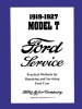 1919, 1920, 1921, 1922, 1923, 1924, 1925, 1926, 1927 Ford Model T Service Manual